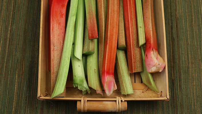 Rhubarb Tart with Brown Butter