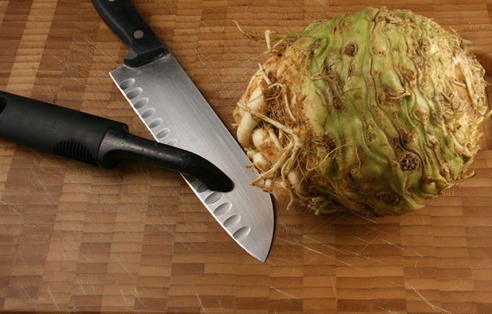How to Chop a Celeriac