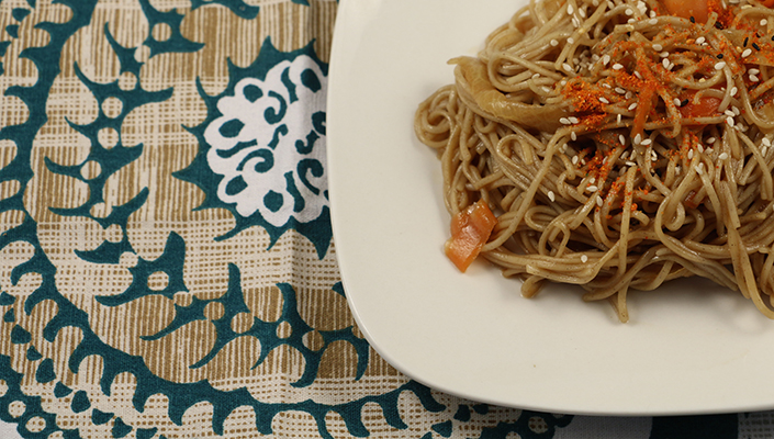 Quick Spicy Soba Noodles by Early Morning Farm CSA