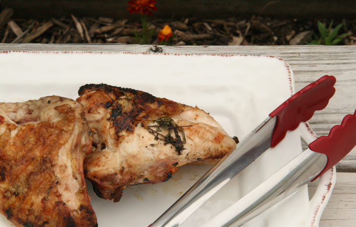 Dry-Brined Grilled Chicken by Early Morning Farm CSA