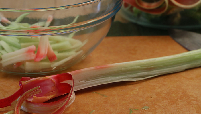 Pickled Rhubarb 