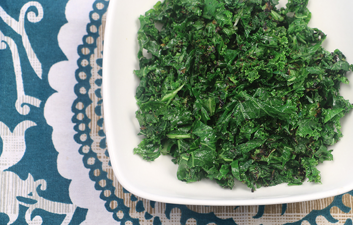 Grilled Kale Salad by Early Morning Farm CSA