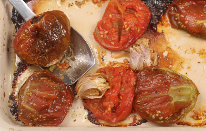 Slow Roasted Tomato & Garlic Pasta