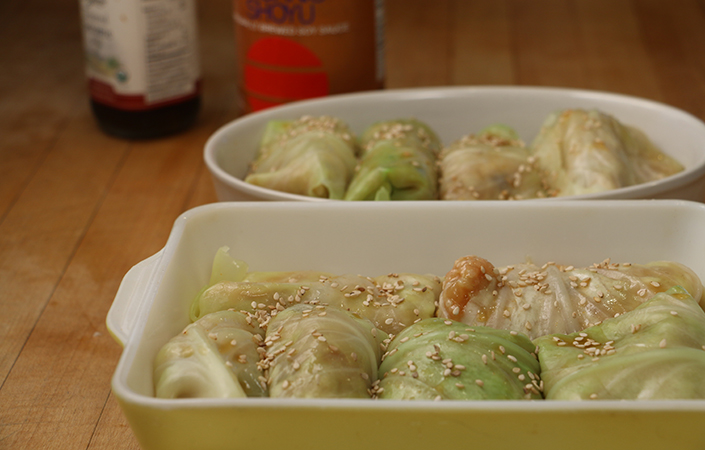 Asian Cabbage Rolls 