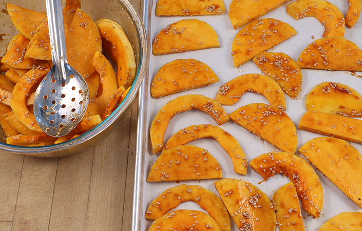 Roasted Butternut Squash with Gochujang