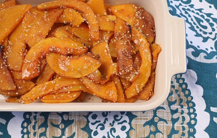 Roasted Butternut Squash with Gochjuang