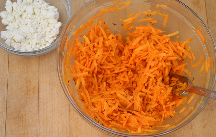 Carrot Slaw with Toasted Cumin Seeds