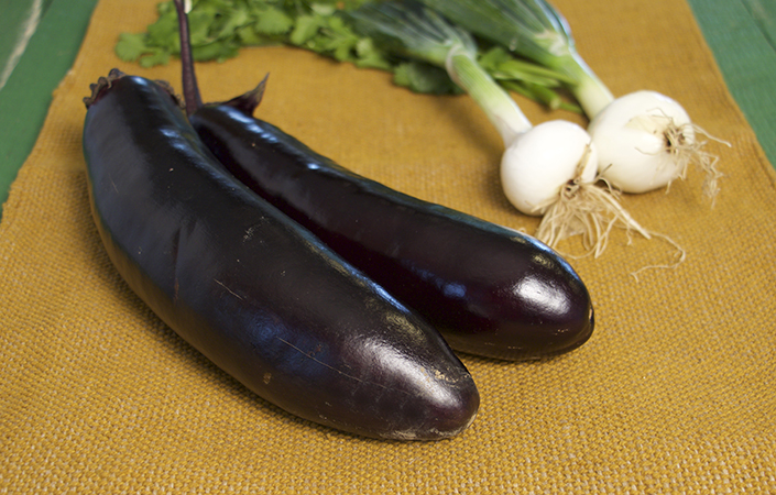 Grilled & Marinated Eggplant
