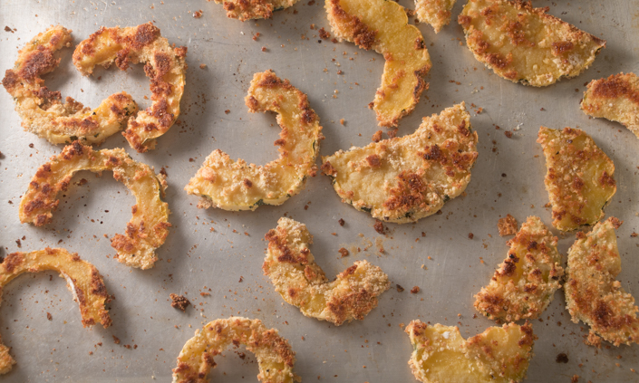 Winter Squash Chips with Rosemary Aioli