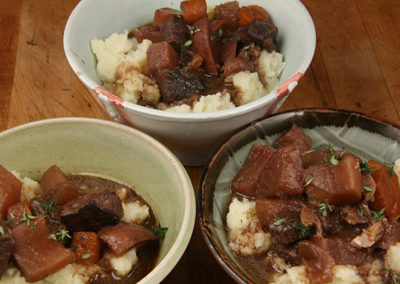 Beef Stew with Red Wine and Herbs