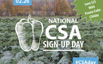 National CSA Sign-up Day!