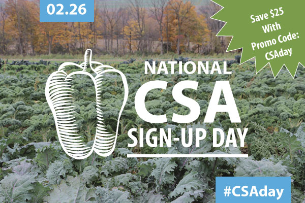 National CSA Sign-up Day!