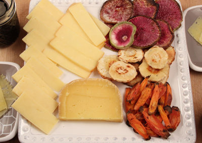 Roasted Root Vegetable Cheese Platter