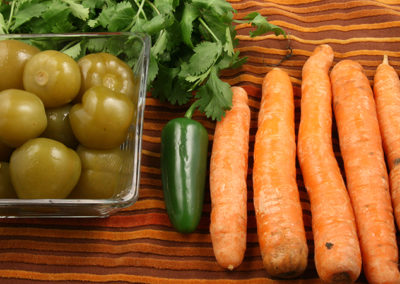 Carrot Enchiladas with Salsa Verde