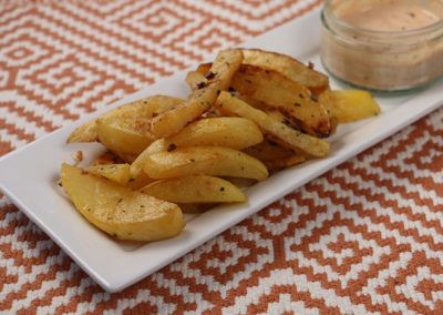 Oven Baked Rutabaga Fries with Chipotle Aioli