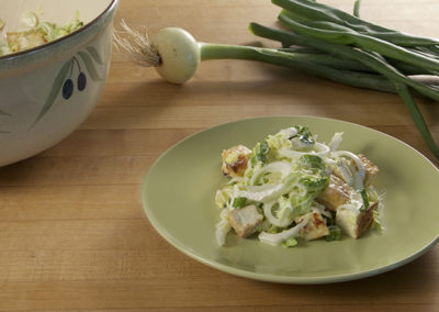 Napa Cabbage Tofu Salad